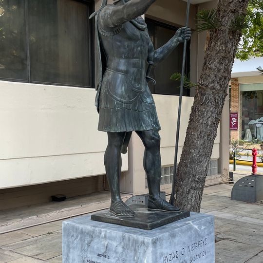 Statue of Vyzas, Megara city hall