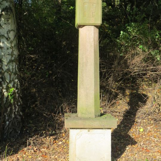 Bildstock weißes Kreuz