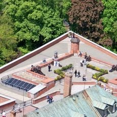 Fortress with gates and bastions