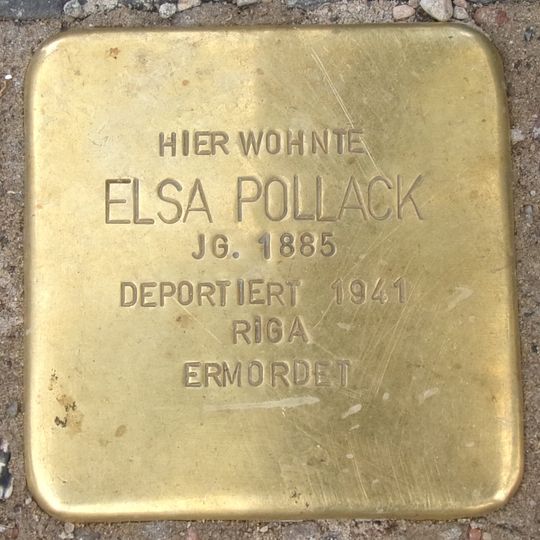 Stolperstein für Elsa Pollack