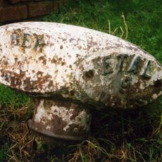 Milepost, Mansefield Road jct with Etal Road, East Ord
