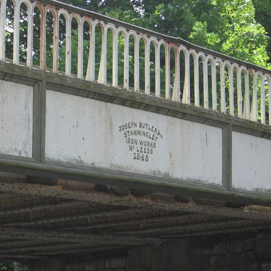 Railway Bridge Over Leeds And Liverpool Canal At Ainscough's Mill