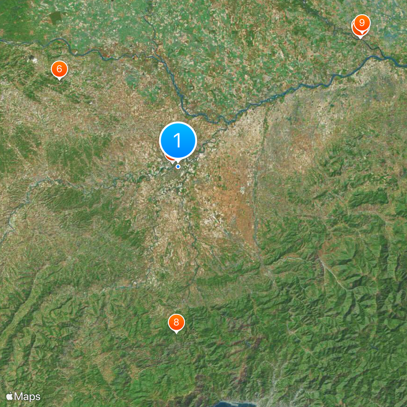 Provincia de Alessandria Mapa
