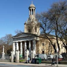 Wall And Piers Around West, North And East Sides Of St Mark's Churchyard