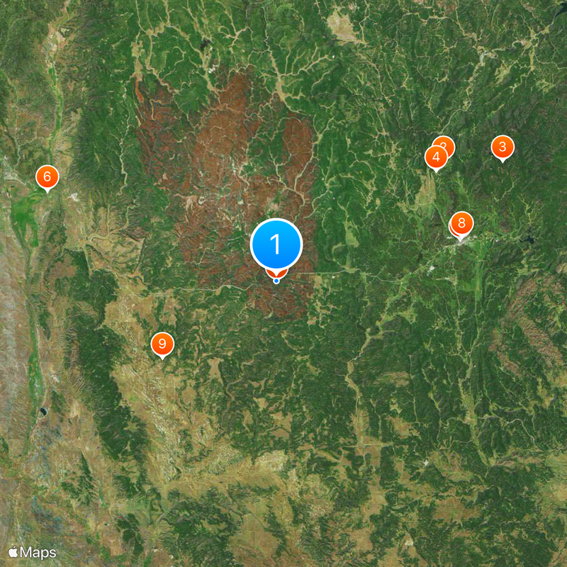 Jewel Cave National Monument Map