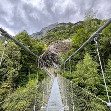 Passerelle himalayenne des gorges de la Romanche