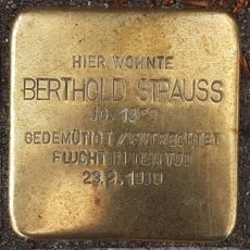 Stolperstein dedicated to Berthold Strauss