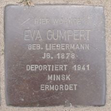Stolperstein dedicated to Eva Gumpert