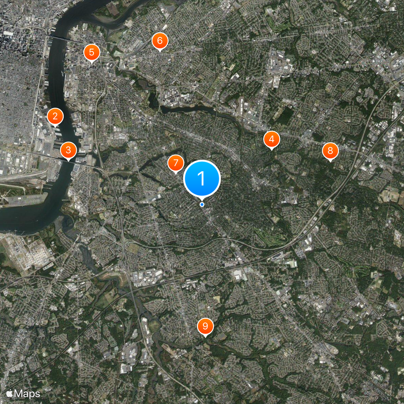 New Jersey's 1st congressional district Map