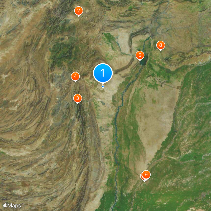 Dera Ismail Khan District Map