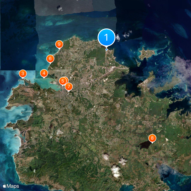 American University of Antigua Map
