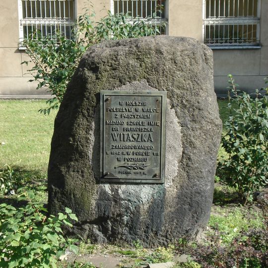 Głaz Franciszka Witaszka w Poznaniu