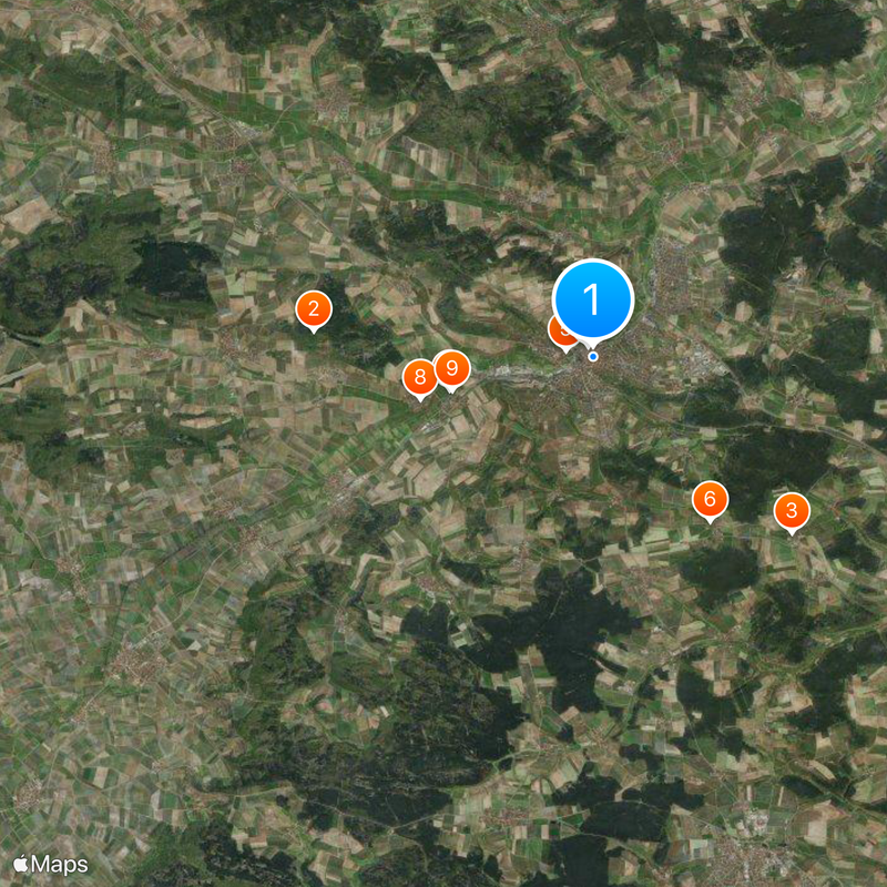 Neustadt an der Aisch Karte