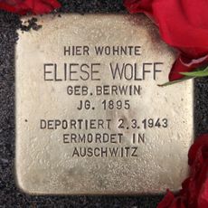 Stolperstein à la mémoire d’Eliese Wolff