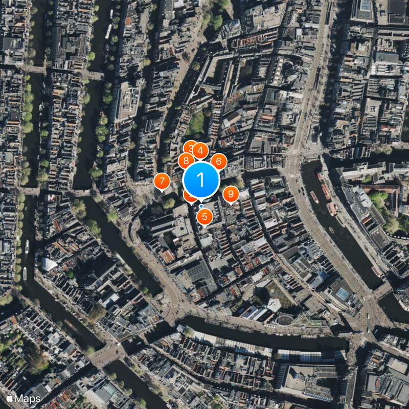 University of Amsterdam Map