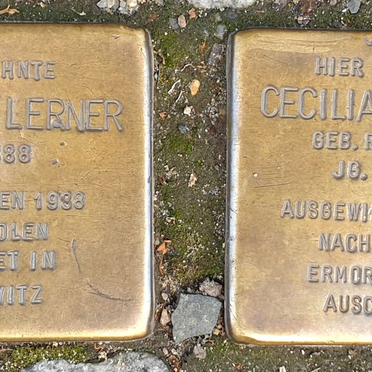 Stolperstein en memoria de Hermann Lerner