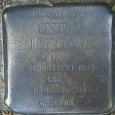 Stolperstein dedicated to Gertrud Rosenbaum