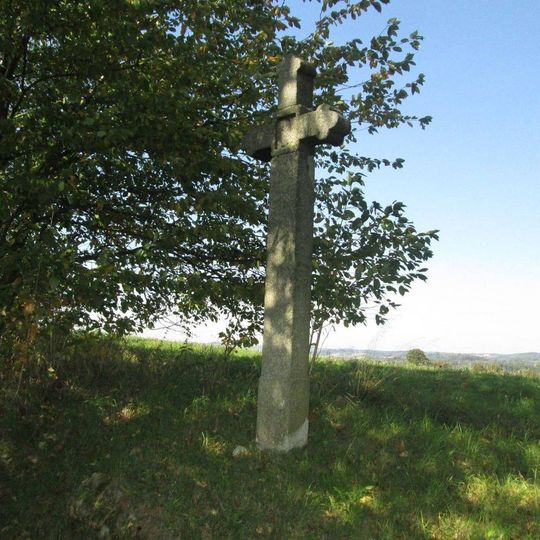 Kříž na křížové cestě u Jistebnice - 10. zastavení