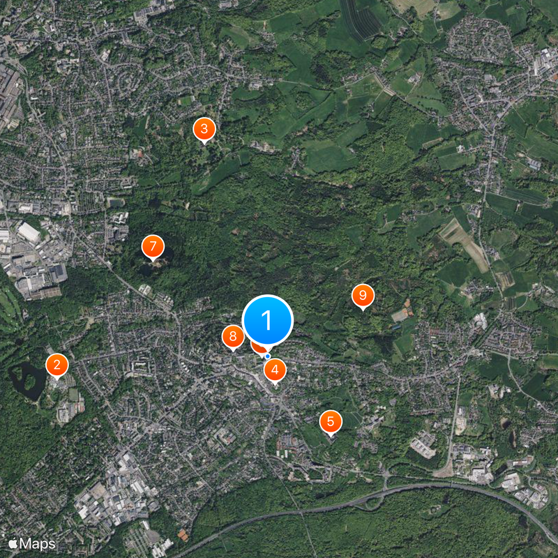 Schloss Bensberg Map