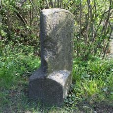 Milestone, Higher Marshrow, 400m N of Blackheath Farm jct, by stream crossing