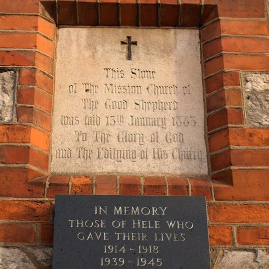 Mission Church of the Good Shepherd War Memorial, Torquay