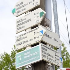 Rozcestník Hradiště - MHD, odb.