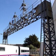 Pont de senyals de l'estació de Barcelona-França