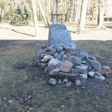 Pomník Walthera von der Vogelweide v Městském parku v České Lípě