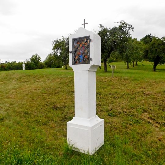 Druhé zastavení křížové cesty u Valče
