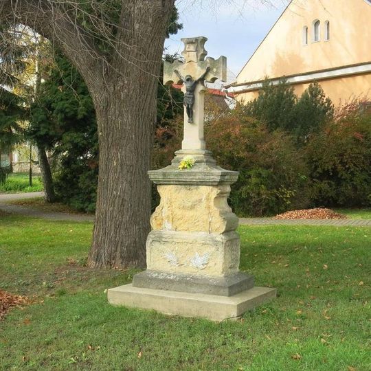 Crucifix in Lipová street in Libčeves