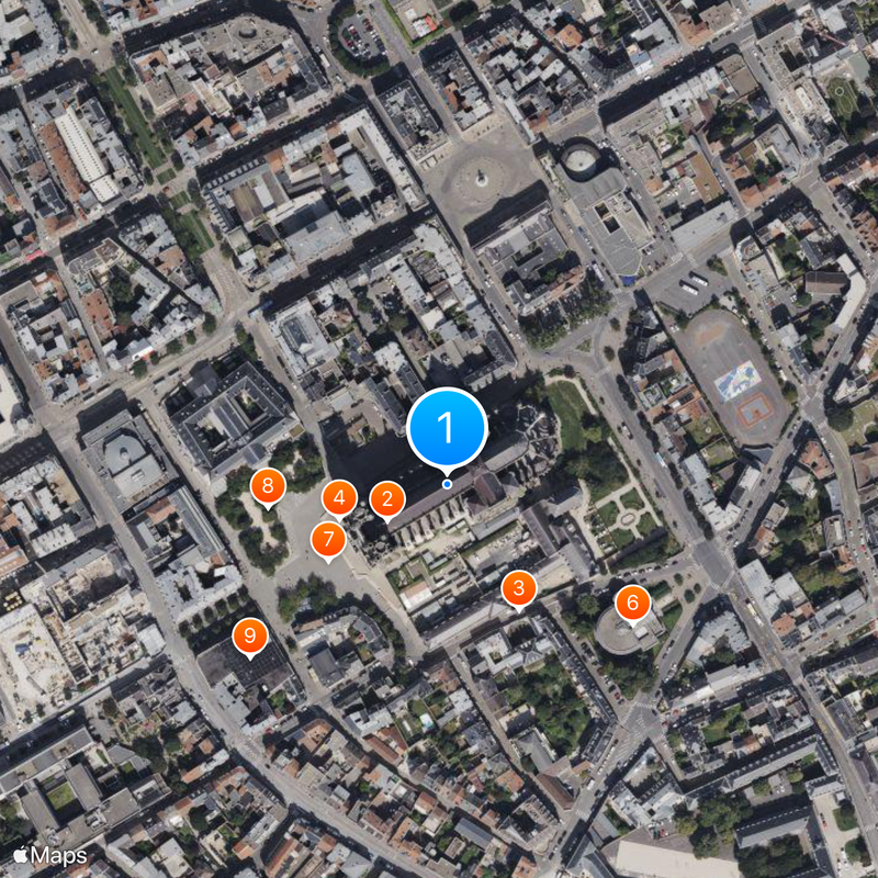 Cathédrale de Reims Map