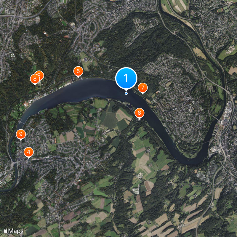 Baldeneysee Mapa