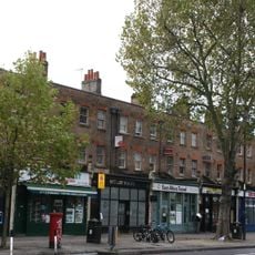 Nos 90 To 126 (Even) Mile End Road Including Railings And Overthrow At No 102