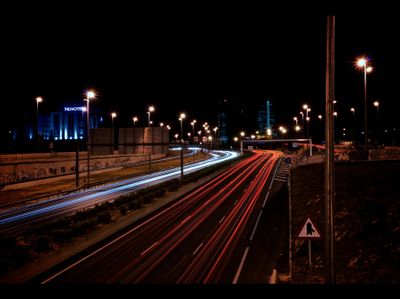 At night 0