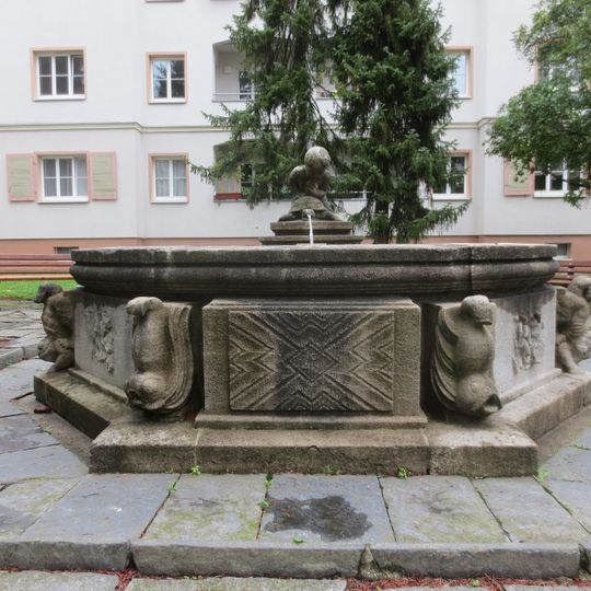 Brunnen an Peter-Mitterhofer-Straße Chemnitz Schönau