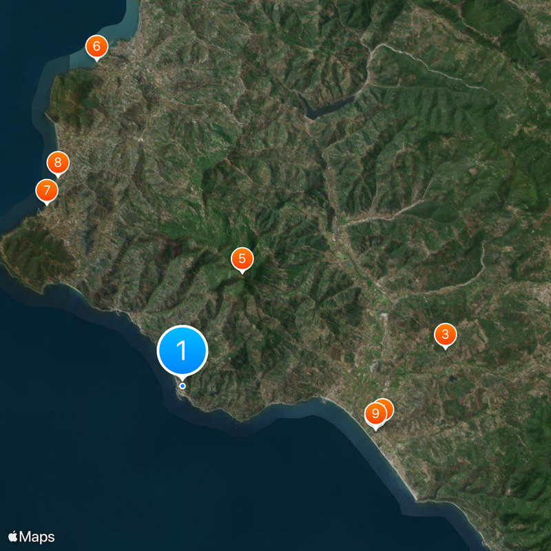 Acciaroli Map