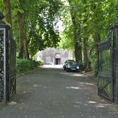 Gates and piers to St Oswald's Church, Ashton-in-Makerfield