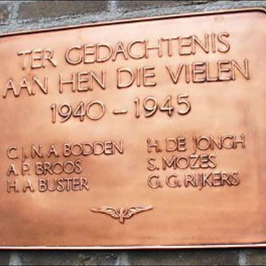 Plaquette in het NS-station
