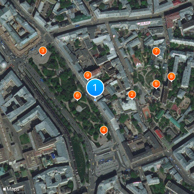 Kitay-gorod Map