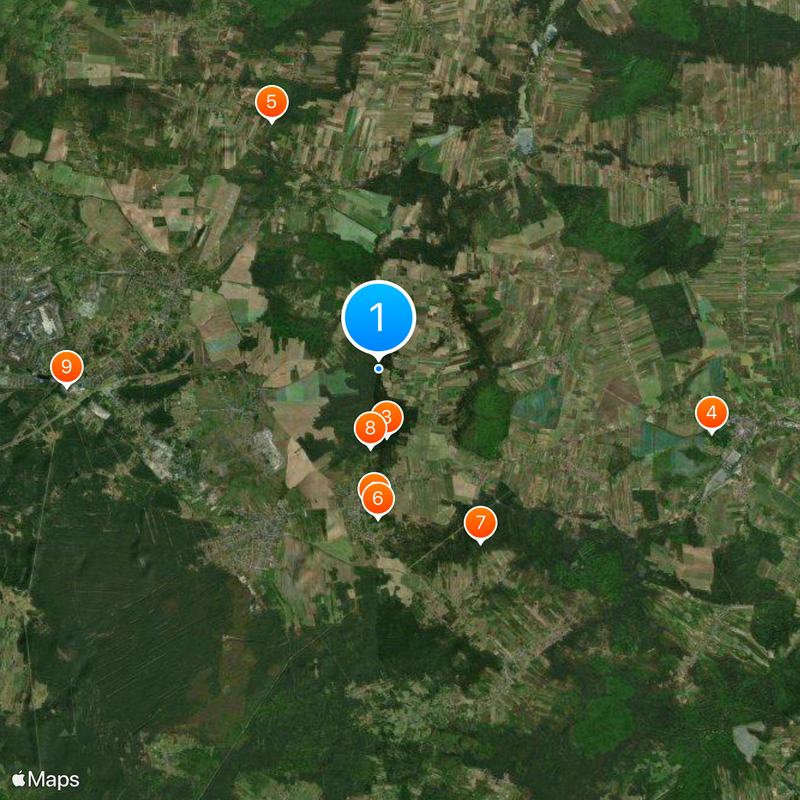 Trail of the Eagles' Nests Mappa