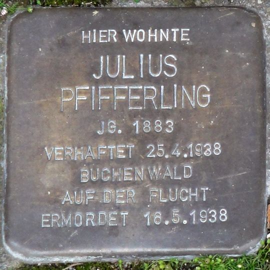 Stolperstein für Julius Pfifferling