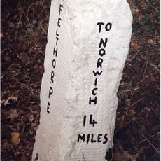 Milestone, Holt Road, opp. No. 24