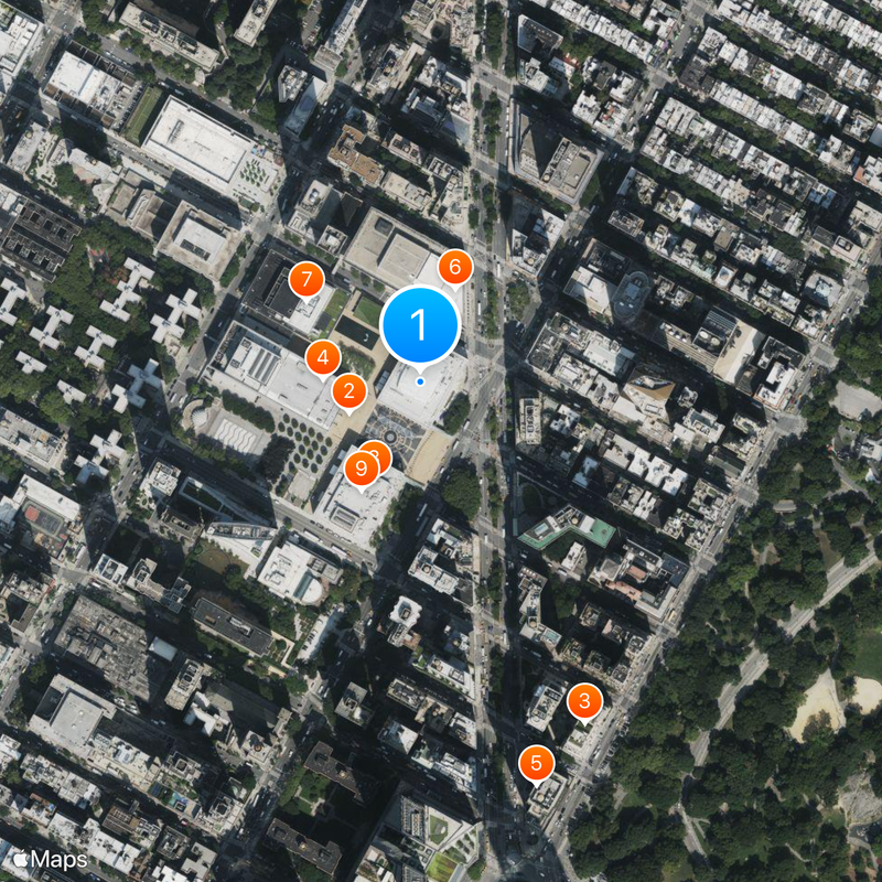 David Geffen Hall Map