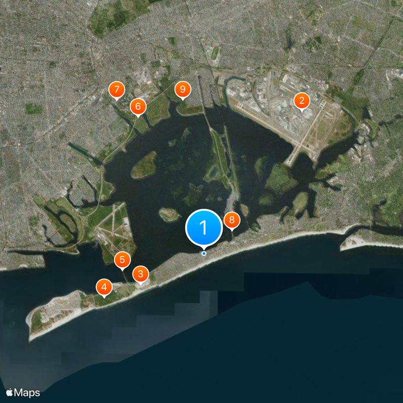 Rockaway Park Shuttle Map