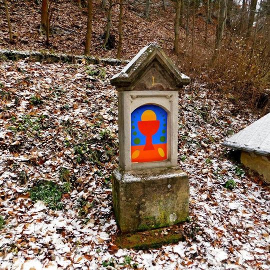 1. zastavení na křížové cestě na Starou Horu