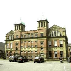 Thoresby Building With Attached Railings And Gates