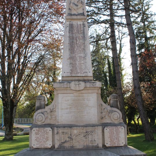 War memorial of Montréal-la-Cluse