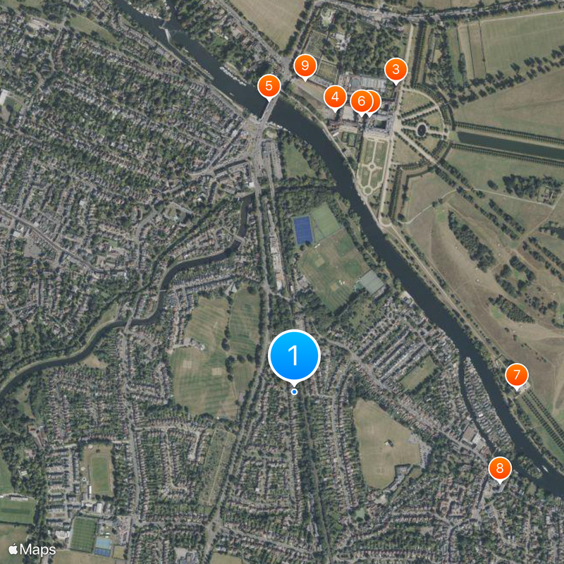 Thames Ditton Map