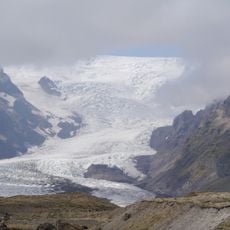 Kvíárjökull glacier tongue