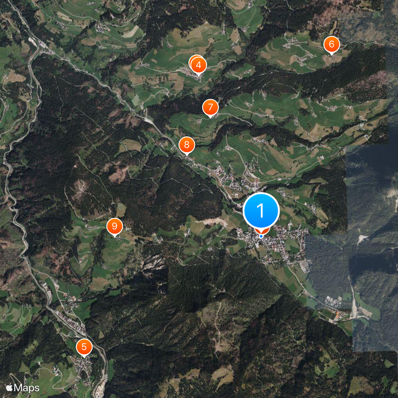 Al Plan di Mareo Kaart